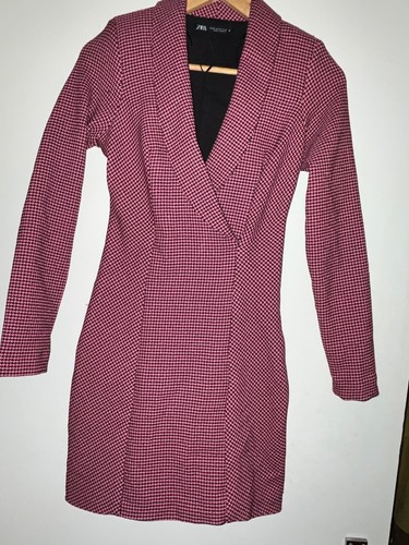 Zara houndstooth blazer - , dress