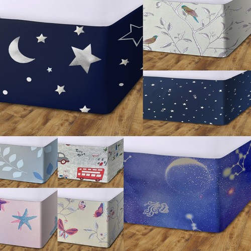Kids bed valance elasticated - bed,