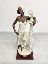 Original Giuseppe Armani Florence Mahogany Black Lady Figurine