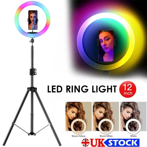 Ring light with - ring, stand