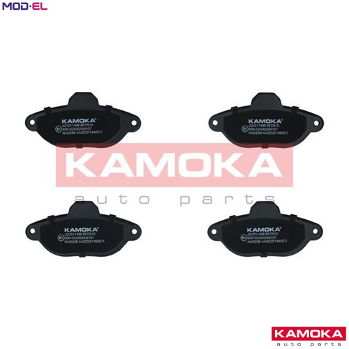 Brake pad set - pad,