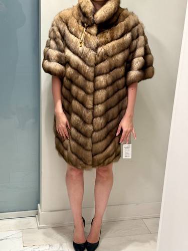 Sable fur coat florence - sable,