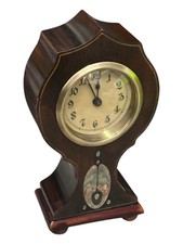 Edwardian Art Nouveau Tulip Shape Mantel Clock – c1905