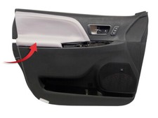 Insert Door Panel Insert Cards Leather for Toyota Sienna 2011-2020 Gray
