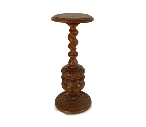 Ornate carved wooden barley - ornate,