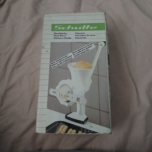 Vtg schulte manual - vtg, mincer