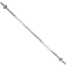 DTX Fitness 4ft Spinlock Barbell Bar Weight Lifting Strength/Fitness Training
