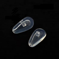 Soft Screw In Pair Extra Soft Silicone Nose Pads Glasses Spectacles NonSlip 14mm