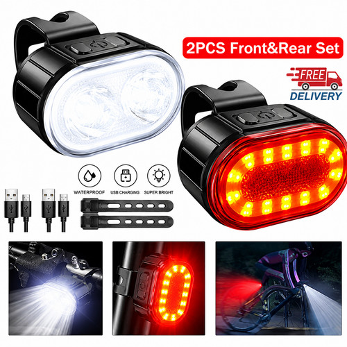 Mountain bike lights usb - lights,