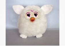 White Furby Plush Soft By Hasbro Toy Play By Play Figure Doll 2013 Cuddly Retro
