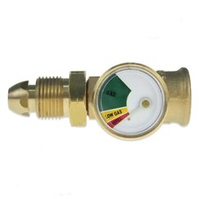 HIGH LOW GAS PRESSURE GAUGE LEVEL INDICATOR PROPANE LPG BOTTLE CYLINDER UK POL