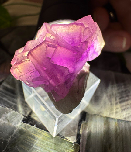 Purple pink ygx fluorite - ygx,