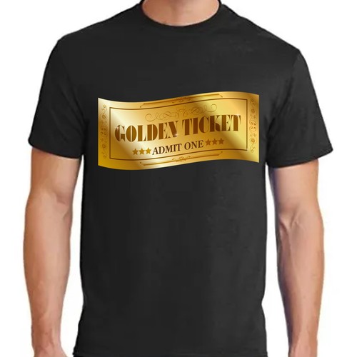 Willy wonka golden ticket mens - willy,
