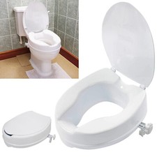 Raised 2/4/6" Toilet Seat w/