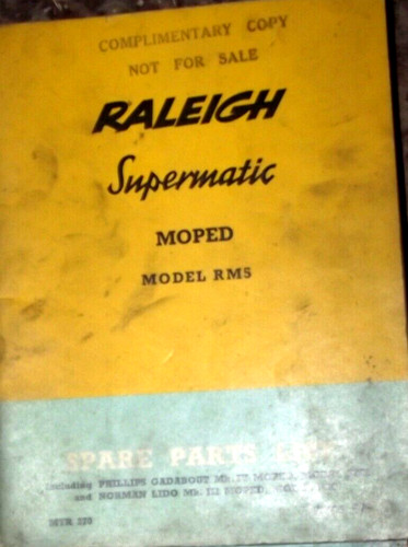Raleigh sopermatic moped model - sopermatic,