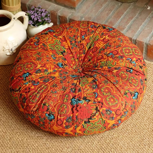 1pc orange moroccan round - 1pc,