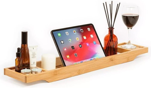 Bamboo bath rack - bath,