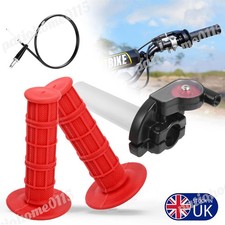 Throttle Accelerator Grip Twist Cable Kit For 50cc 90cc 110cc 125cc Dirt Bike UK