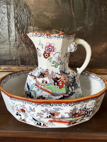 Antique masons ironstone - ironstone, wash