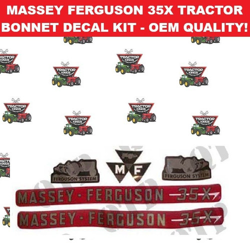Decal set transfer - set, bonnet