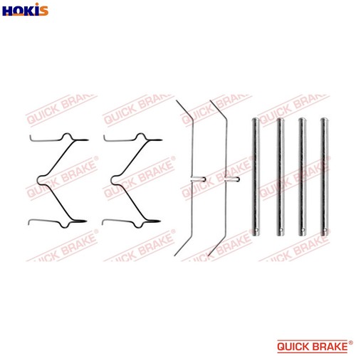 Accessory kit disc brake - accessory, pad