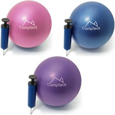 Yoga Pilates Ball 23cm Soft Ball for Gym Fitness Core Exercise With Pump