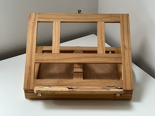 Portable wooden artist easel - portable,