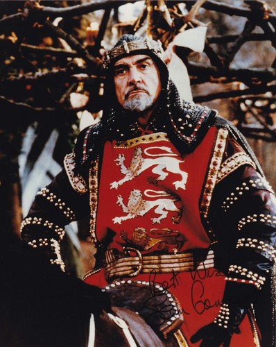 Sean connery signed photograph - connery-signed,