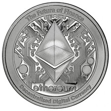 Niue $2 2025 Crypto Ethereum Future of Finance 1 oz Silver 9999 BU
