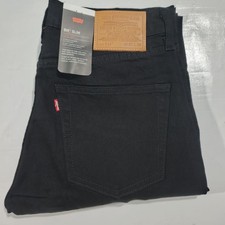 LEVIS JEANS JET BLACK MENS 511