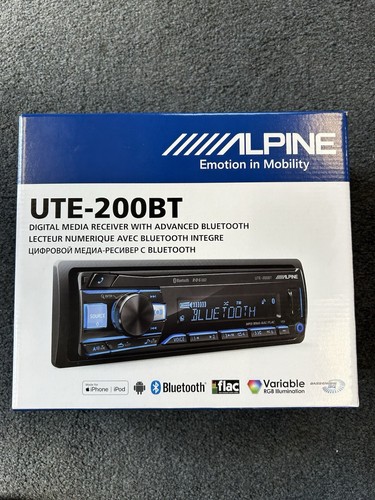Alpine ute 200bt car radio - ute-200bt,