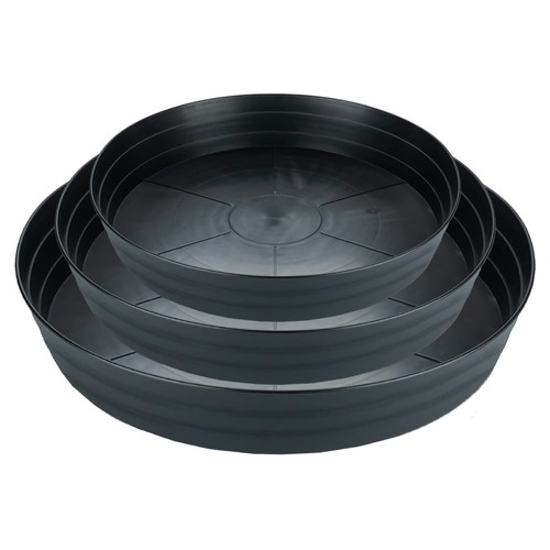 Deep plant saucer - deep, round