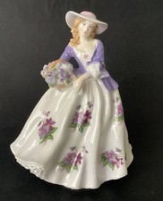 ROYAL WORCESTER “SWEET VIOLET” FIGURINE BY COMPTON & WOODHOUSE