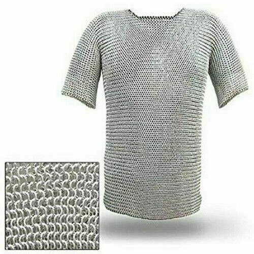 Medieval butted chain mail - butted,