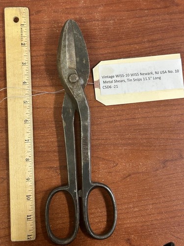 Vintage wiss metal shears - vintage,