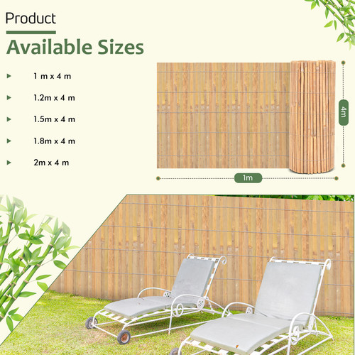 Bamboo slat screening - screening, roll