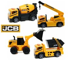 JCB Construction Vehicle Toys Digger Loader Crane Skip Lorry Kids Boys Xmas Gift