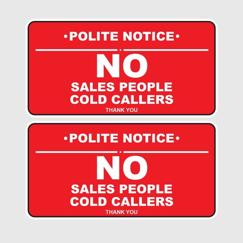 Stop sales people - sales, cold