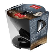 Genuine Melitta 'Pour Over' Type 1X4 Size Black Plastic 2Cup Filter Cone 6780267