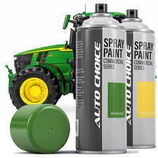 John Deere Green + Yellow Aerosol Spray Paint Direct Gloss Tractor Mower Wheels