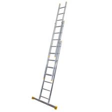 Werner Industrial Triple / 3 Section Aluminium Extension Ladders
