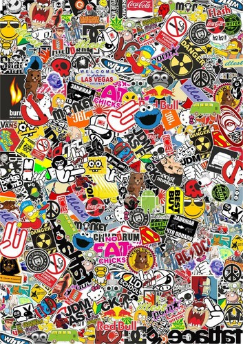 Sticker bomb sheets jdmm - sticker,