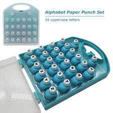Alphabet Paper Punch Set For Classroom Assortment Shape Letters Hot Sale K9K4