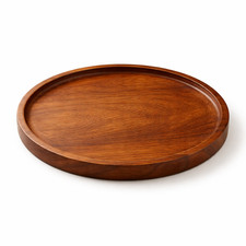 Round Acacia Wooden Platter