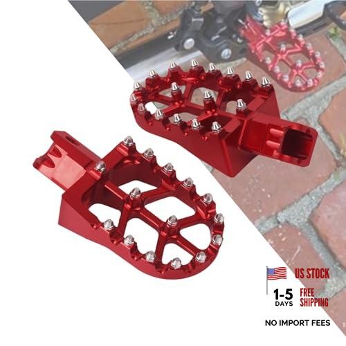 Dirt bike foot pegs - dirt,