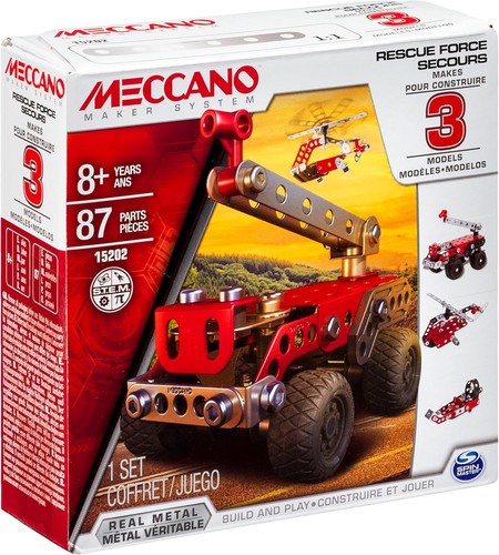 Meccano model set - meccano,, rescue