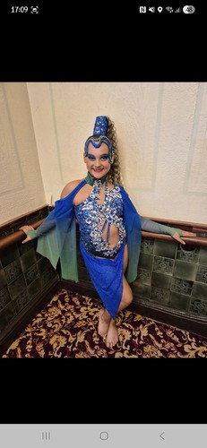 Blue slow beau - bows, suit