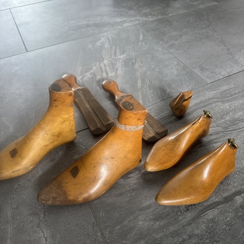 Vintage wooden shoe stretchers - vintage,