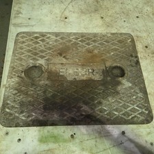 Cast iron Manhole Cover 660mm X 510mm Rounded Corners reclaimed lid
