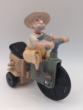 1999 McDonald's Happy Meal Toy Disney Tarzan Professor Porter Bicycle Figure